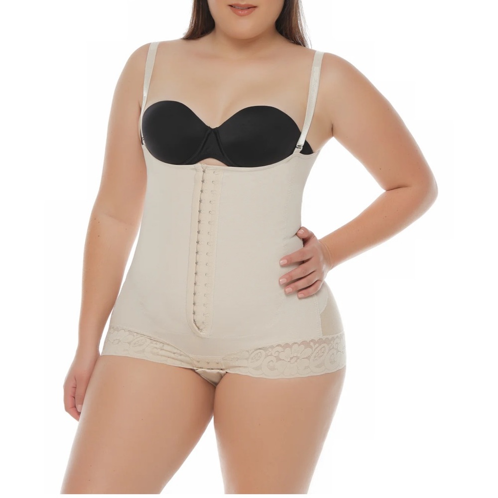 Jholui Compression Shapewear Parisian High Back Bodysuit Undergarment Lingerie
